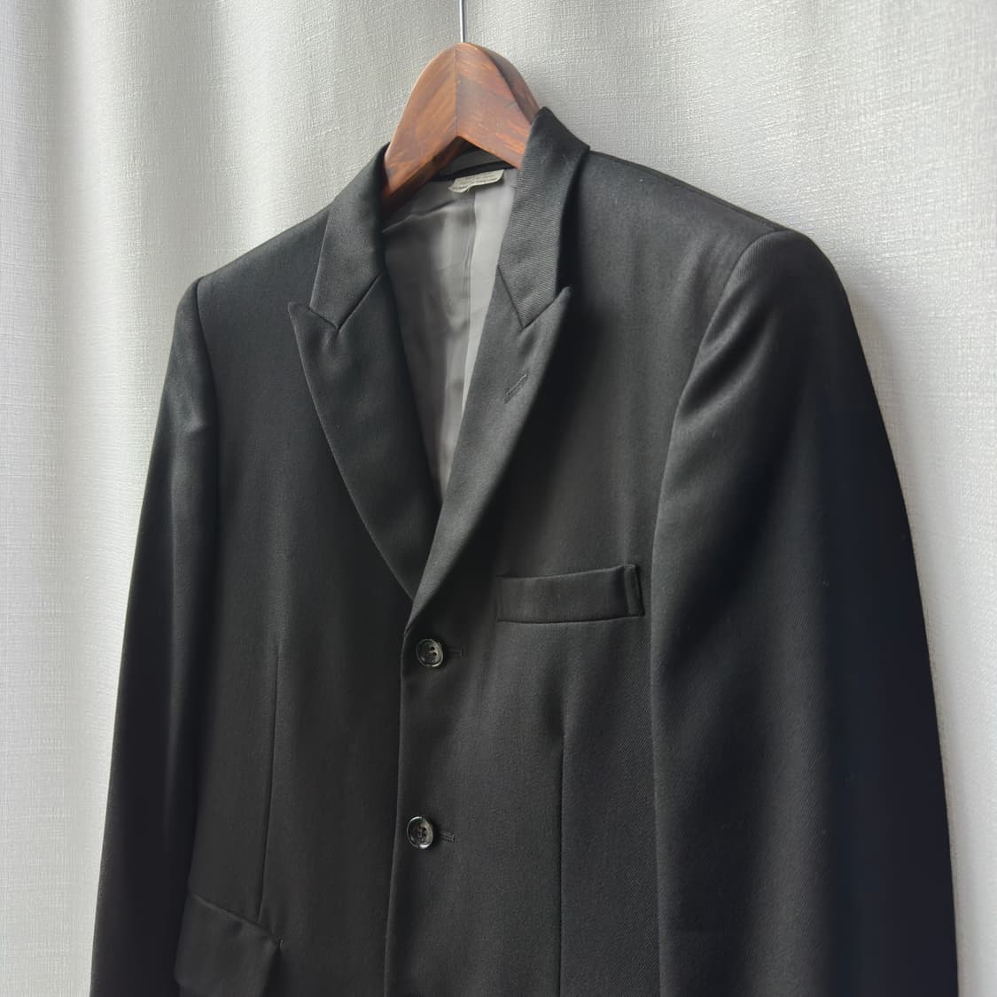 꼼데가르송 옴므 플러스 아카이브 08AW Lies 패치 롱 자켓 SS 상품이미지6