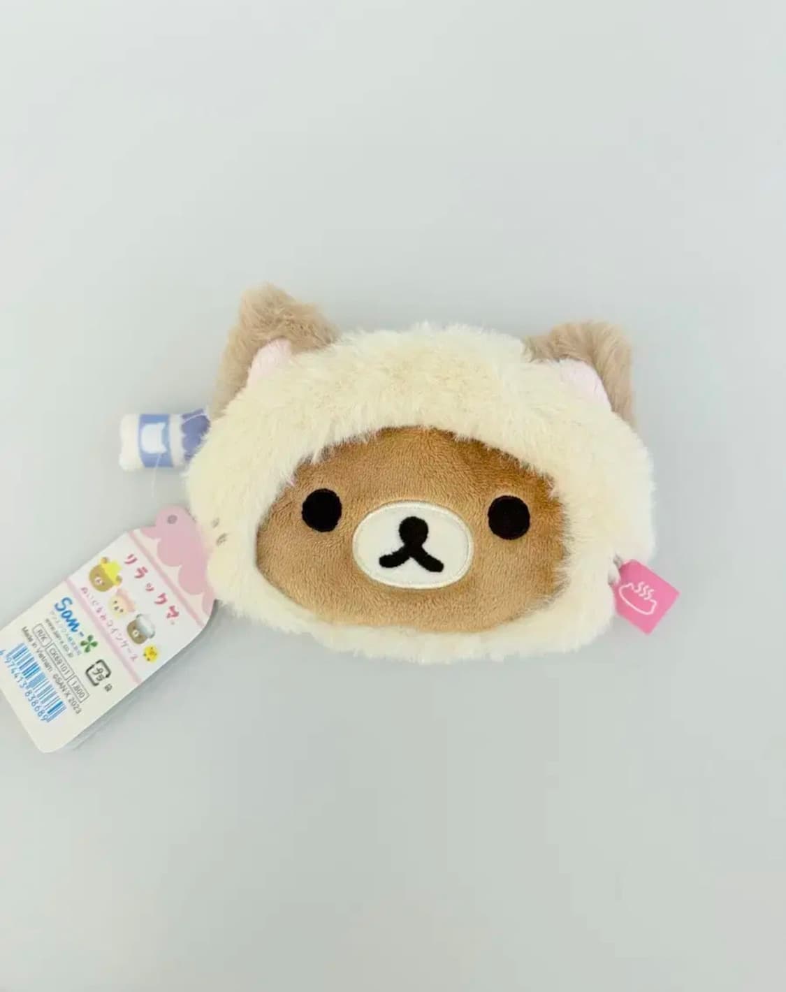 리락쿠마 고양이 목욕탕 네코 동전지갑 상품이미지1