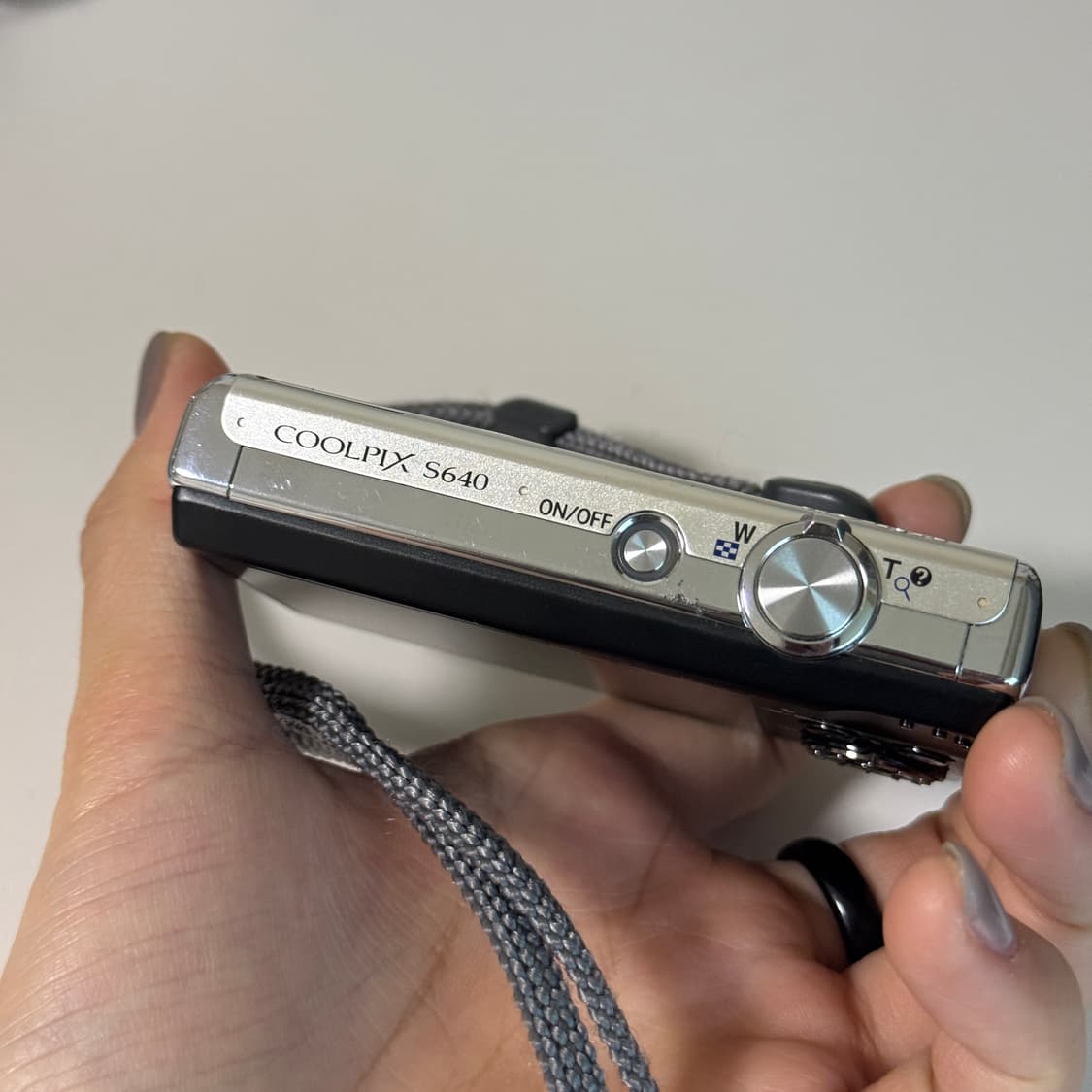 니콘 쿨픽스 S640 빈티지 디카 디지털카메라 골드실버 상품이미지3