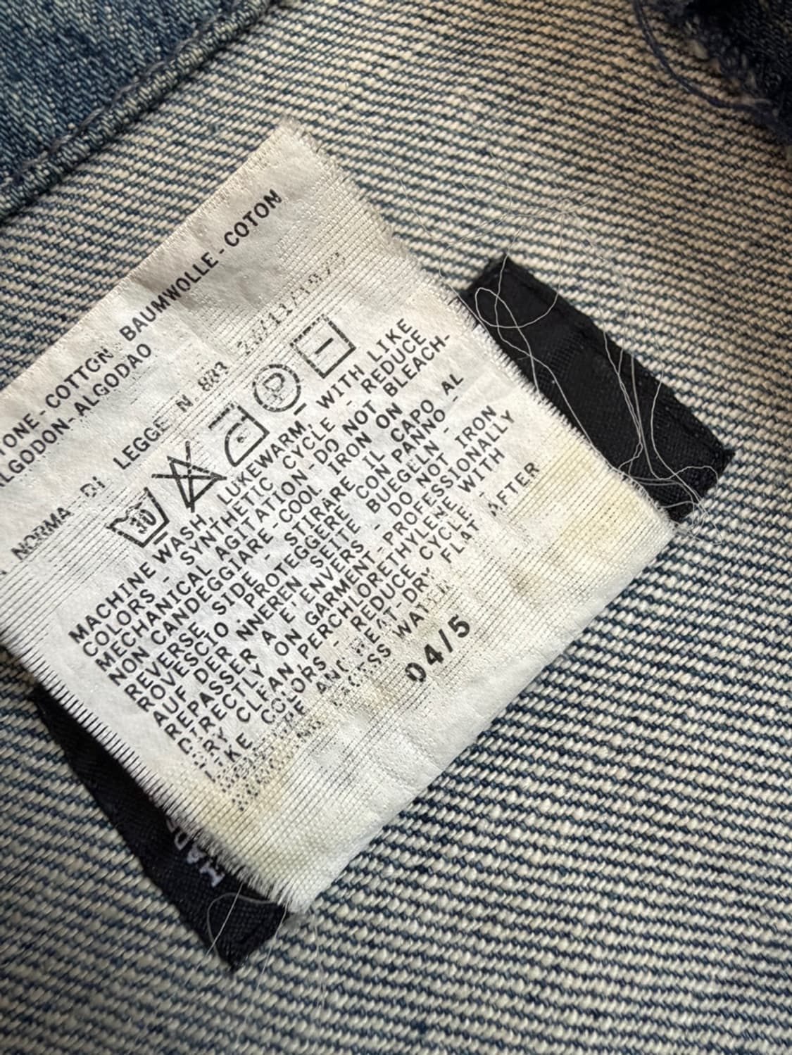 돌체앤가바나 데미지 데님 자켓  상품이미지9