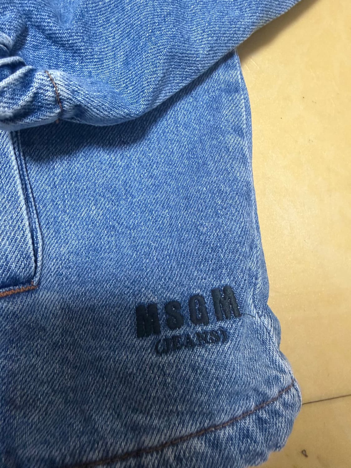 MSGM 코치 데님 오버사이즈핏 자켓 105  상품이미지6