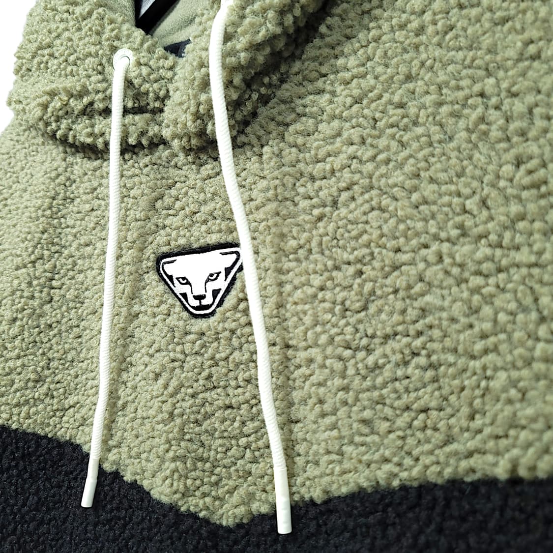 [M] 다이나핏 라이트 카키&블랙 후드 플리스 상품이미지4