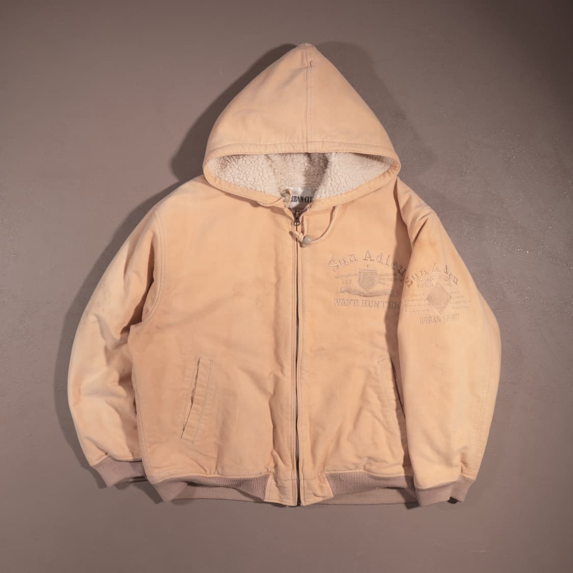 90s URBAN CITY 양털 봄버자켓 상품이미지1
