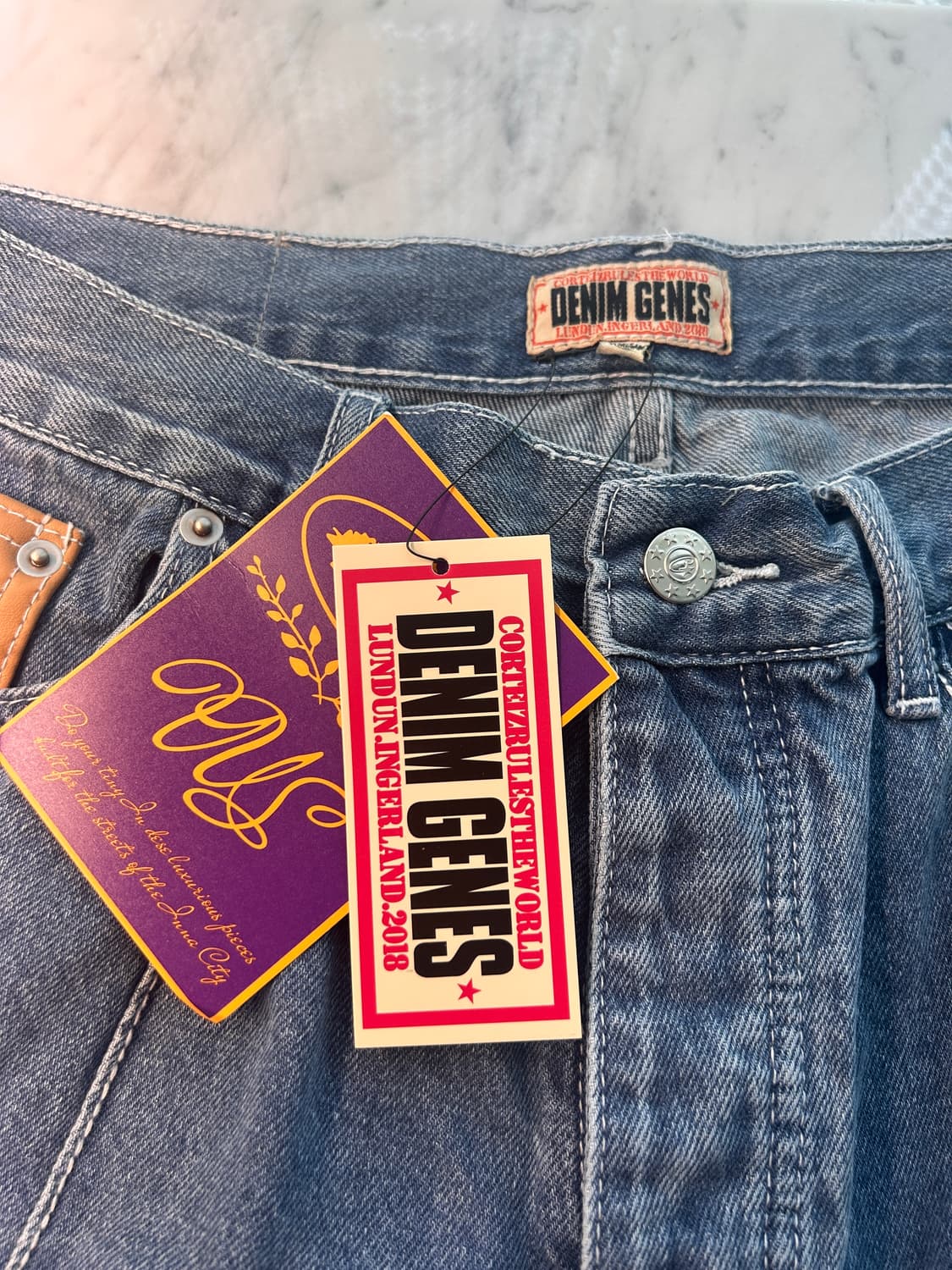 Corteiz C star denim shorts M 상품이미지4