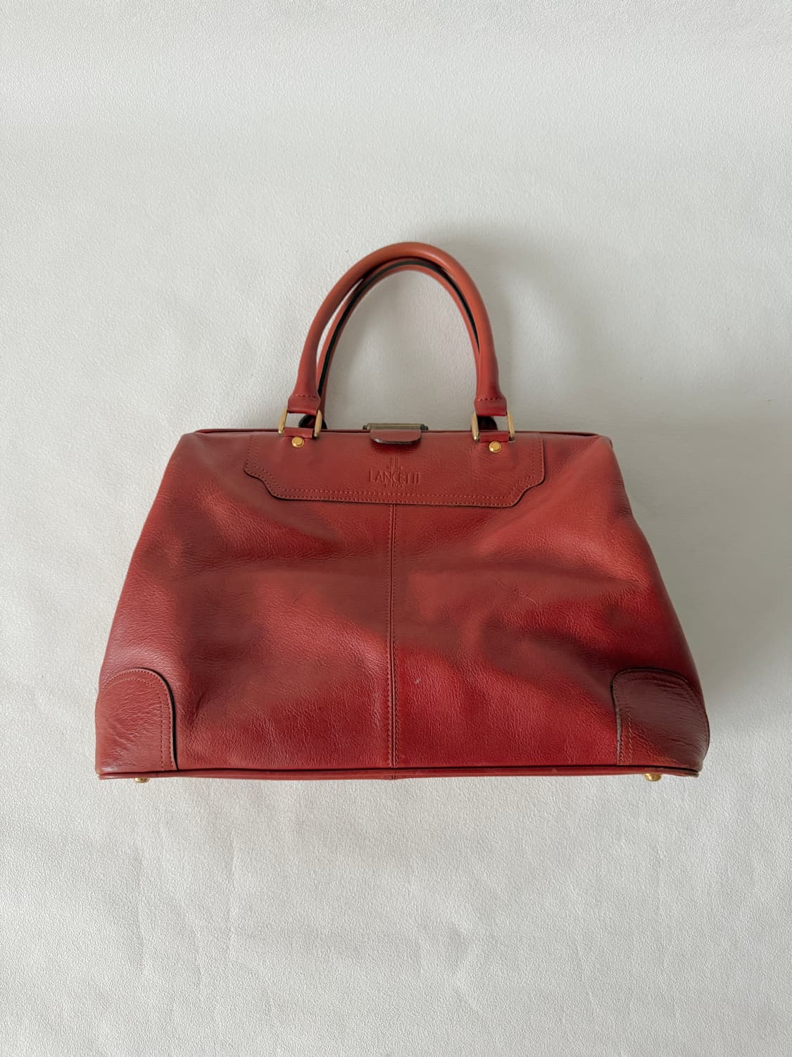 란체티(LANCETTI) 레더 닥터 보스톤백 상품이미지1