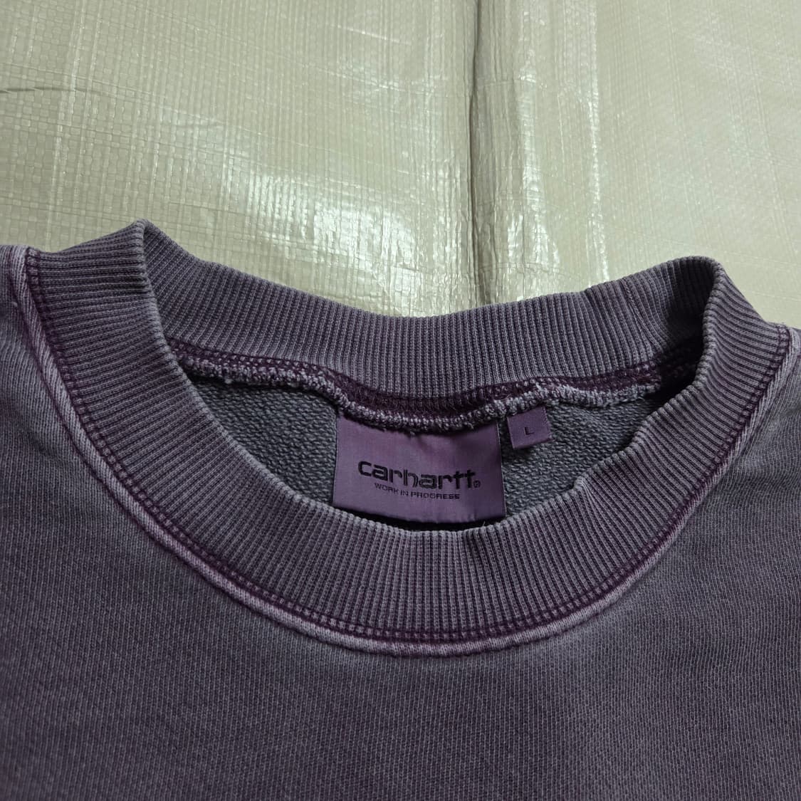 칼하트wip 피그먼트 스웻셔츠 L 상품이미지5