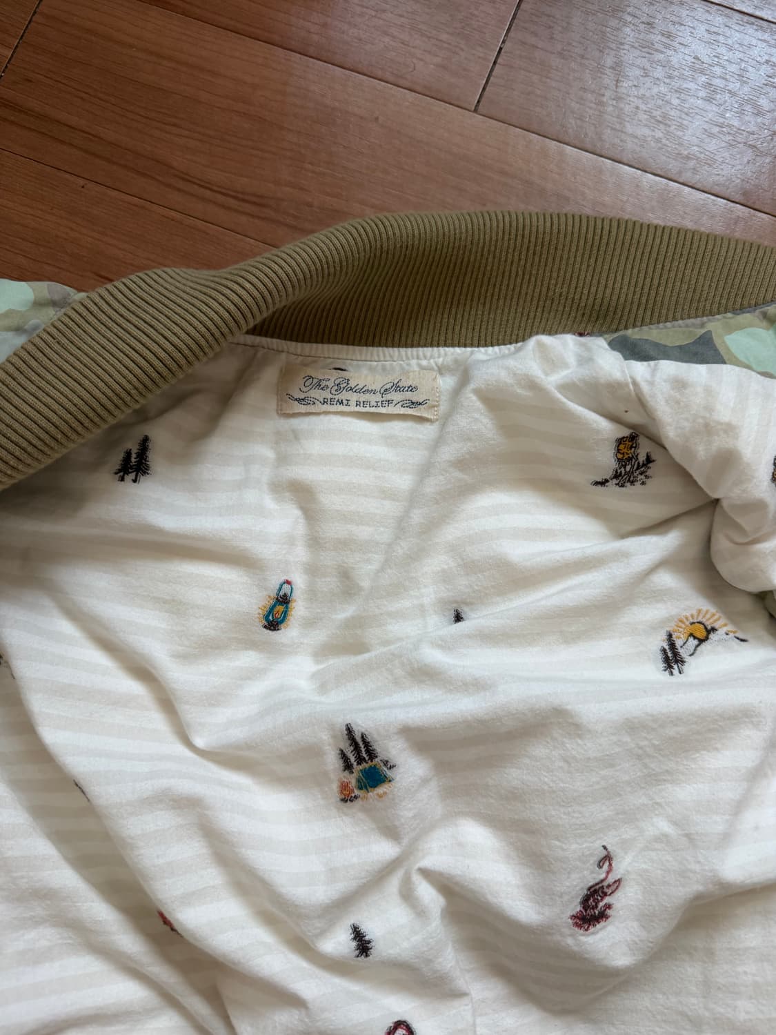 레미릴리프 카고패턴 다운 베스트 상품이미지3