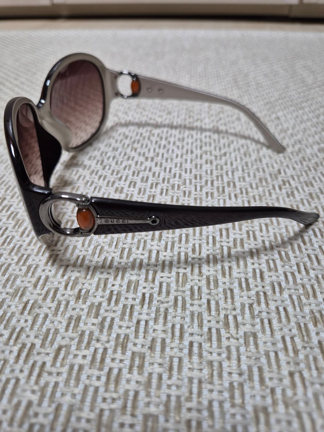 (정품) 구찌 오버사이즈 선글라스 브라운 상품이미지7