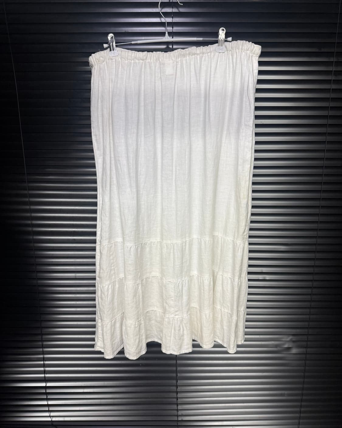 MERONA 린넨 마 캉캉 롱 치마 원피스 에스닉 여름 밴딩 보헤미안 상품이미지6