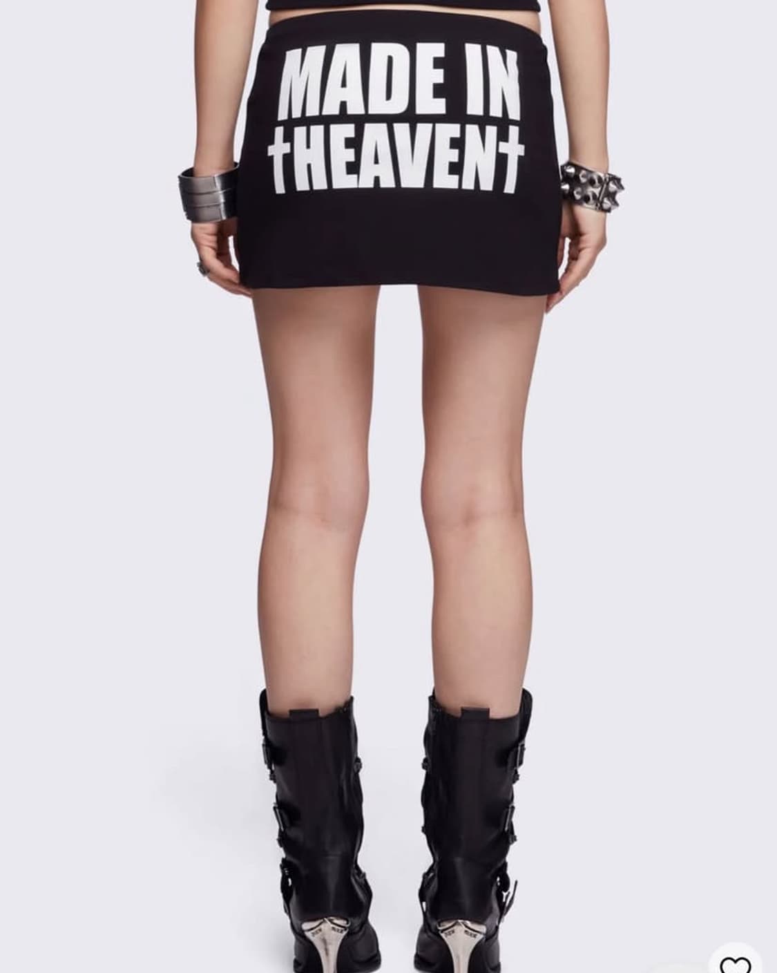 Made in Heaven printing skirt 상품이미지3