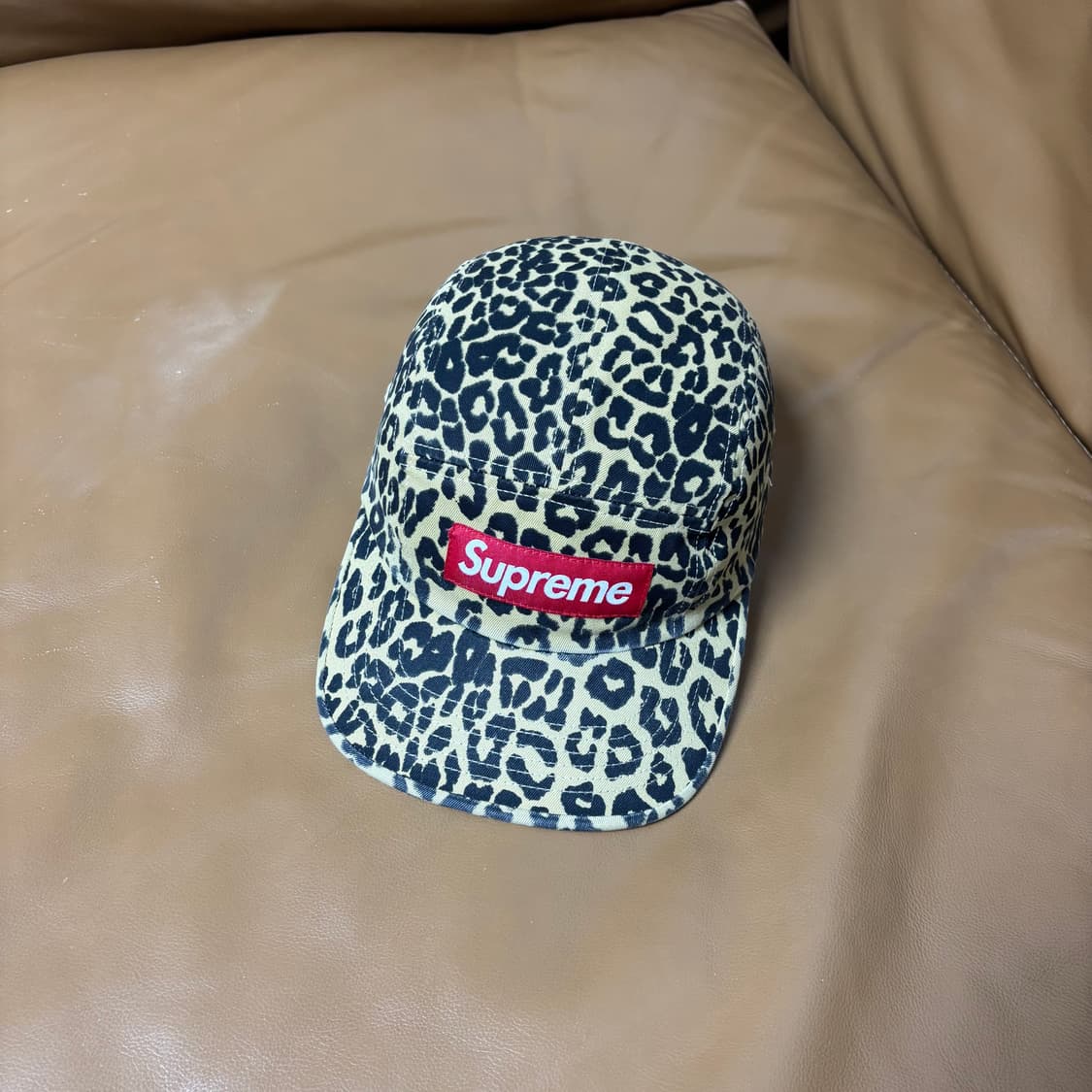 슈프림 캠프캡 모자 박스로고 23fw 레오파드 상품이미지1