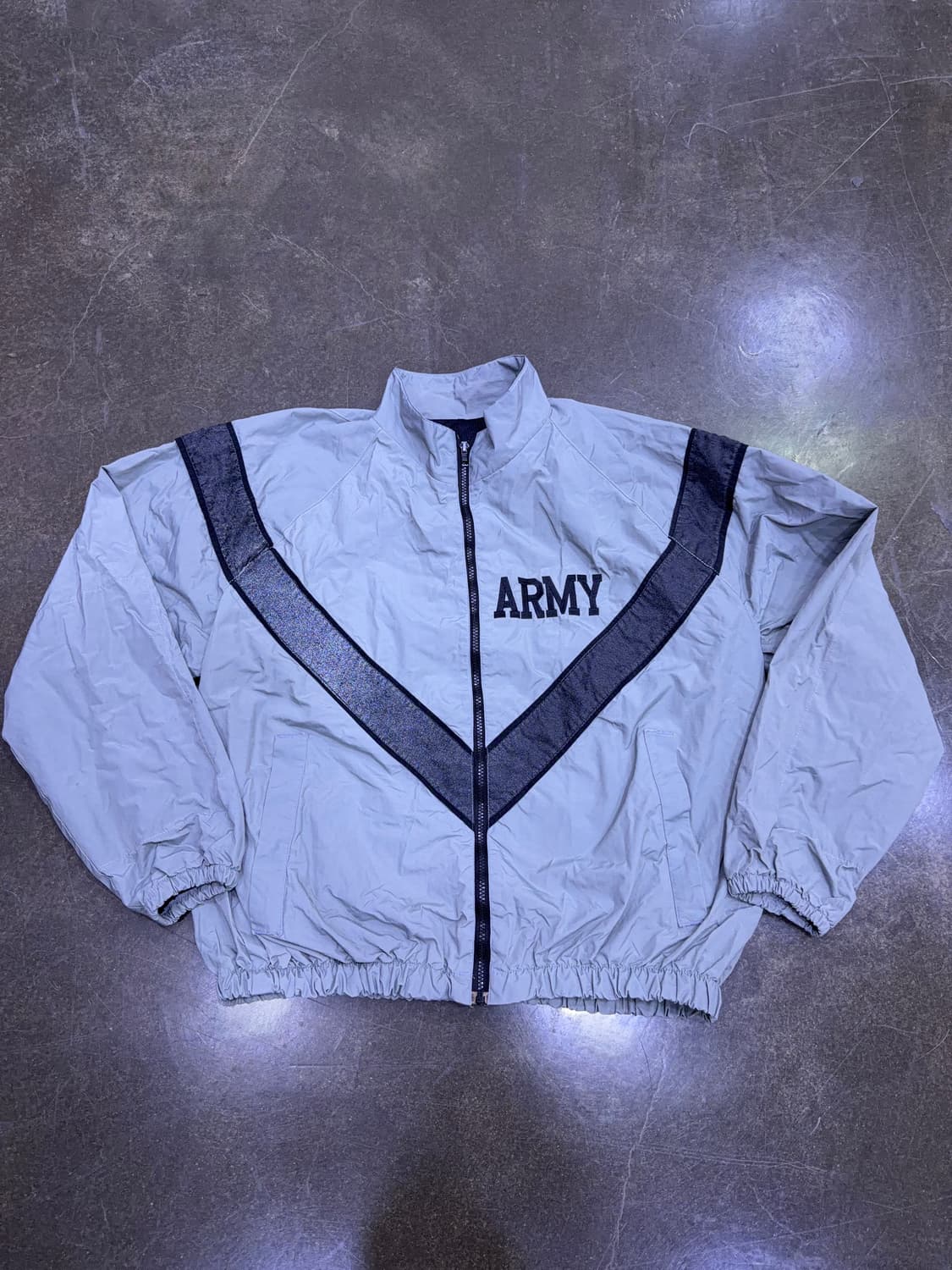 미군 U.S ARMY IPFU 비람막이 잠퍼 자켓 M 레귤러핏 상품이미지1