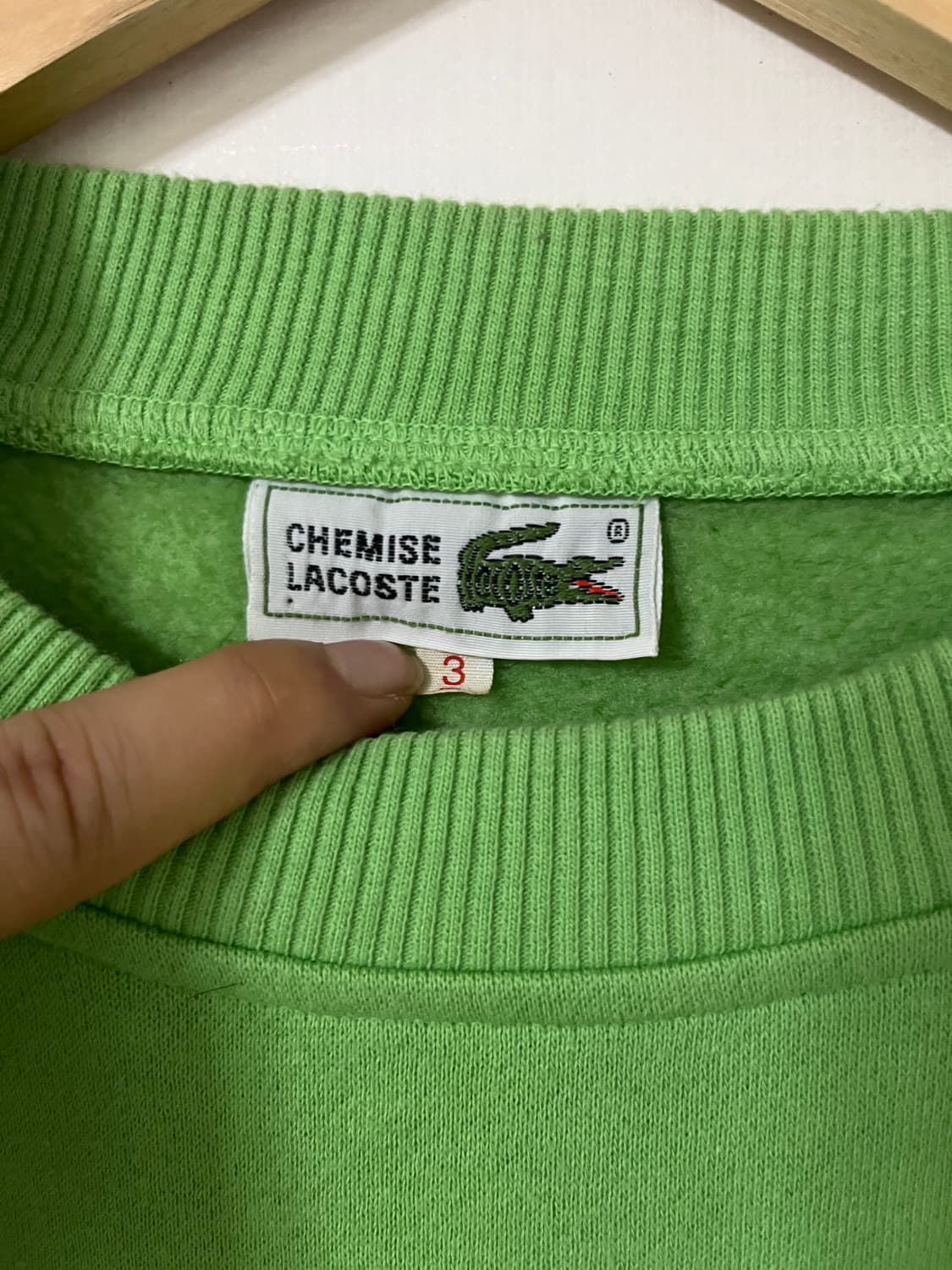 Chemiste Lacoste 라코스테 스웨트 셔츠 상품이미지6