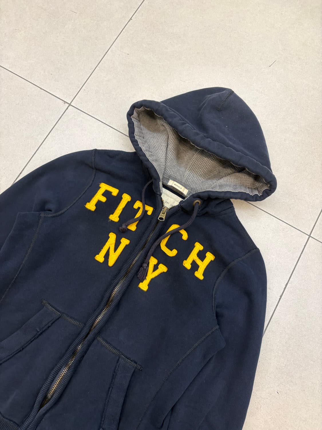 아베크롬비 딥네이비 NY 후드집업 상품이미지4