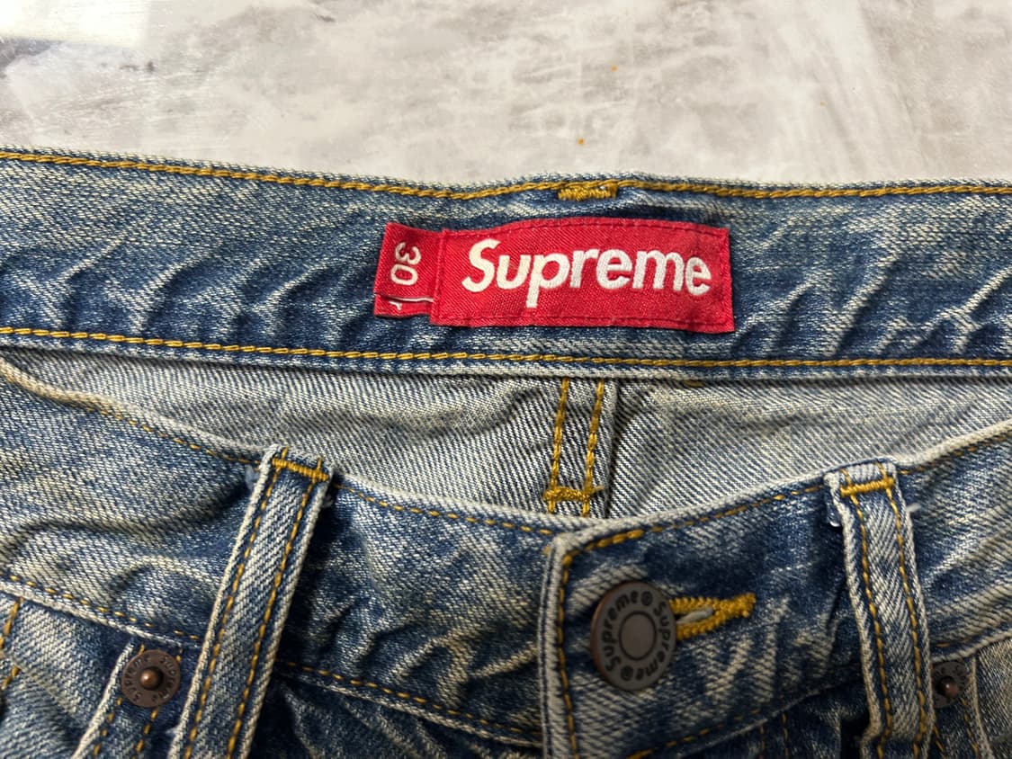 슈프림 Regular Jean FW25 Dirty Indigo 30 상품이미지6