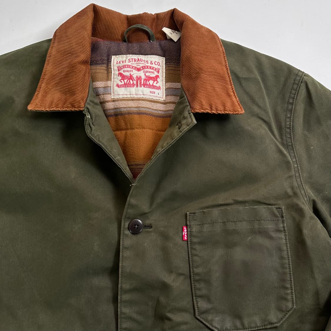 리바이스 블랙킷라이닝 워크 자켓 상품이미지3