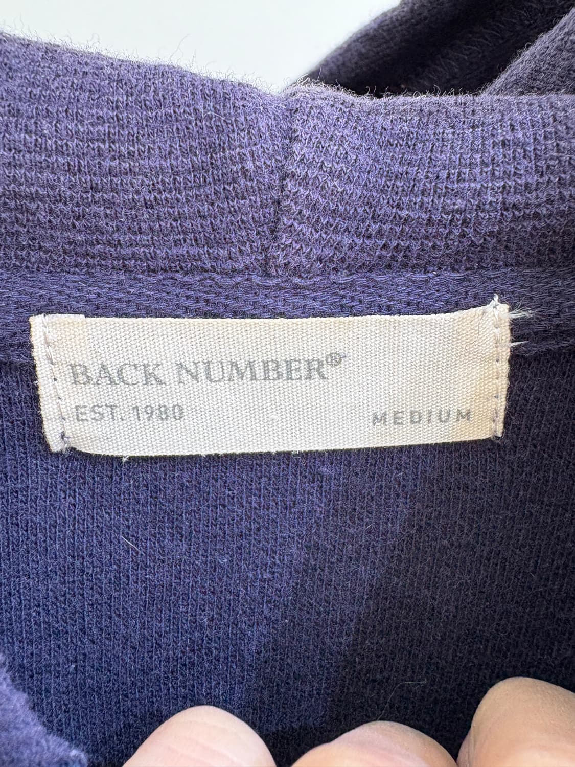 BACK NUMBER 후드집업 상품이미지6