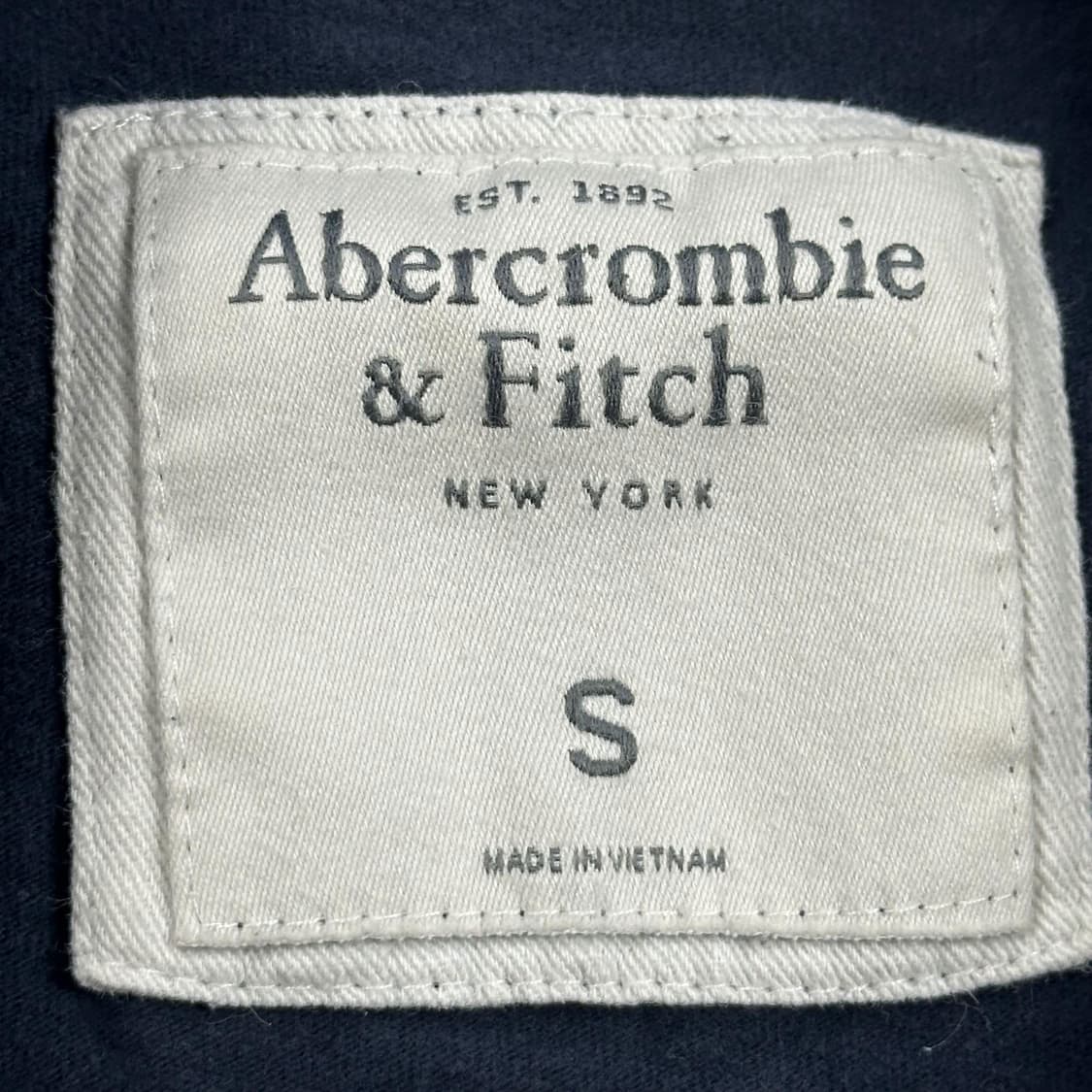 아베크롬비 og y2k 여성 슬림핏 롱슬리브 네이비 여성S 상품이미지4