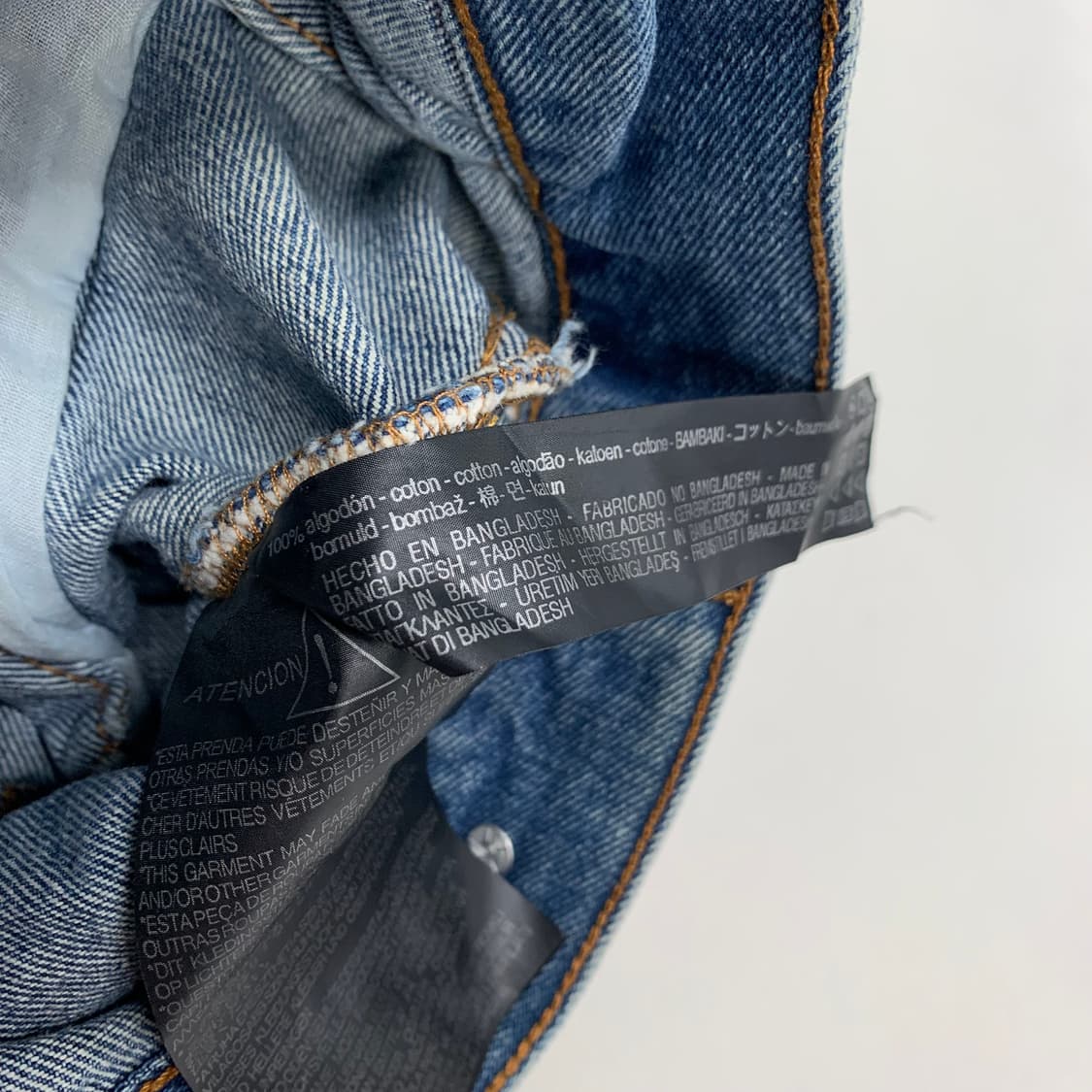 ZARA 자라 데님자켓 청자켓 (XL) 상품이미지7