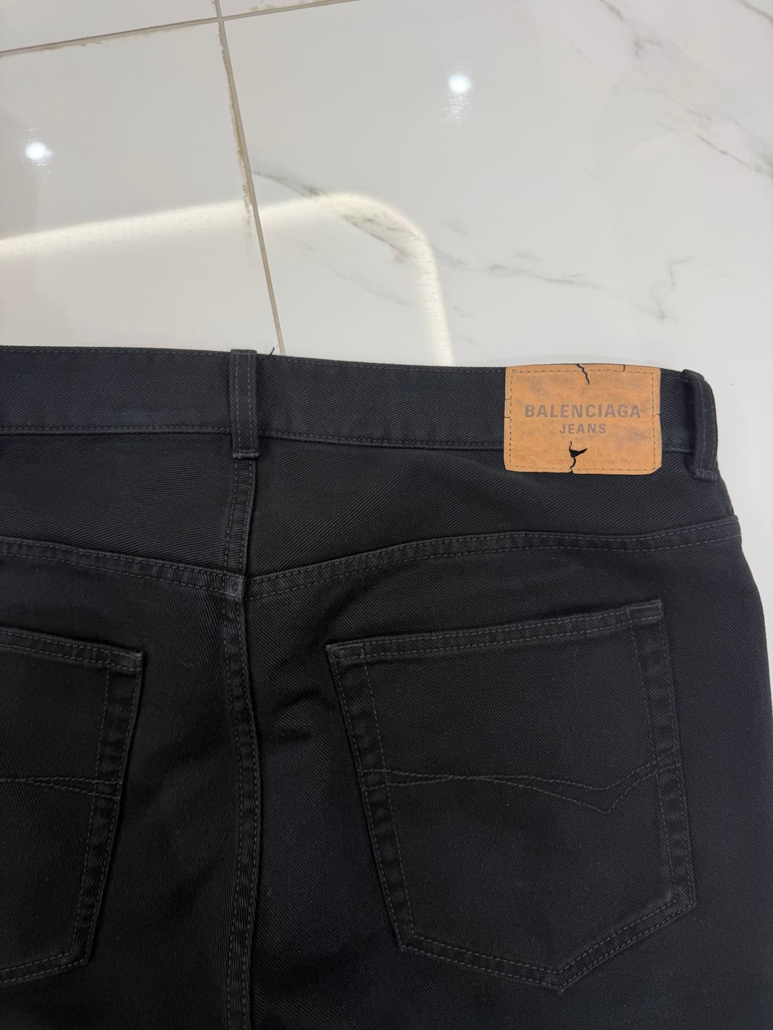 발렌시아가 플레어 진 블랙 [S] 상품이미지5