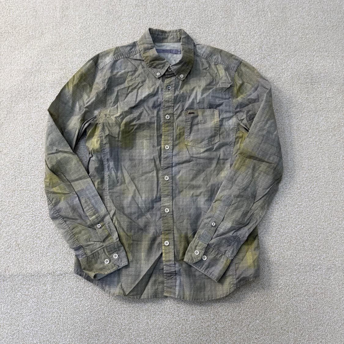 100 시리즈 그라데이션 패턴 셔츠 0203T 상품이미지1