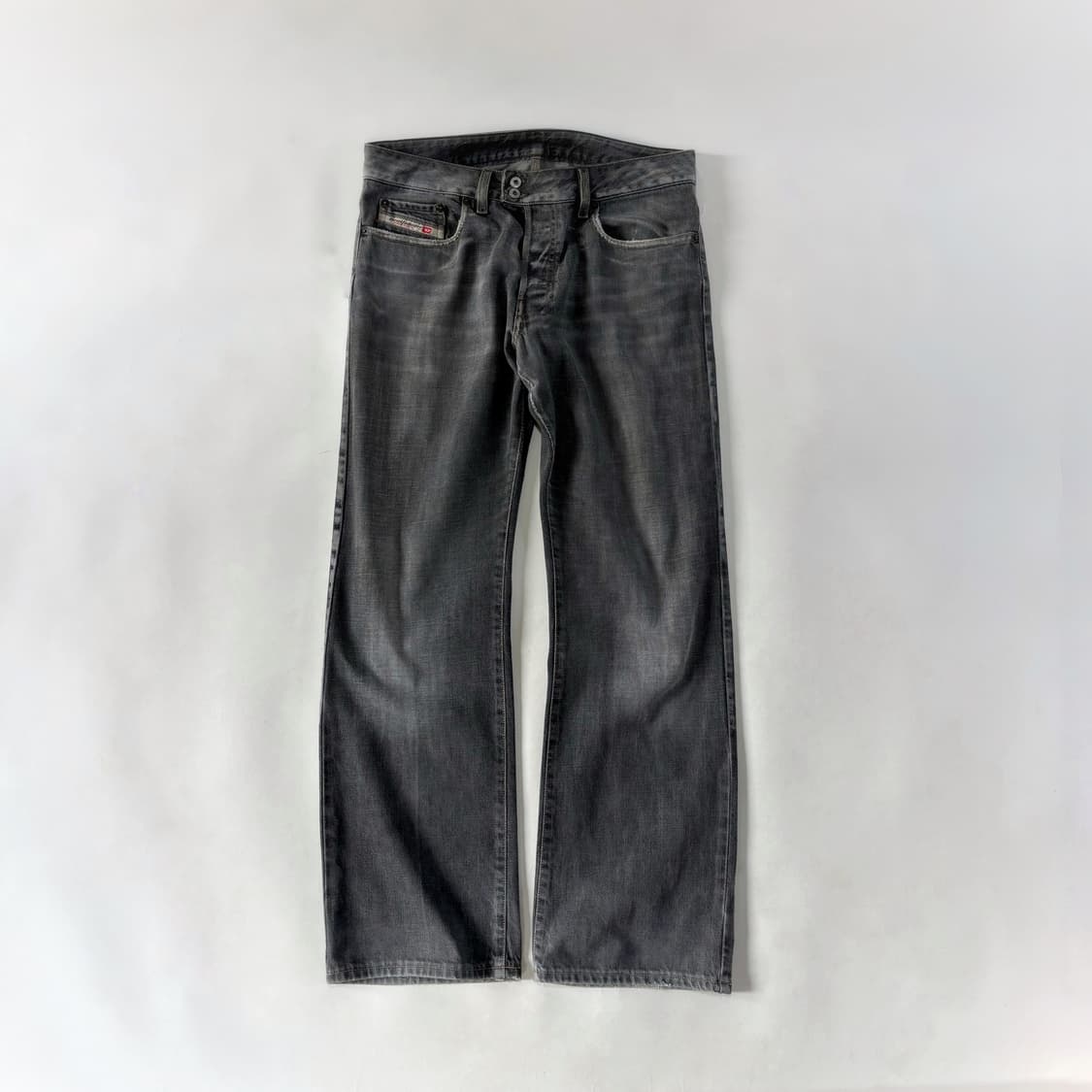 Diesel Grey Wash Straight Denim 상품이미지1