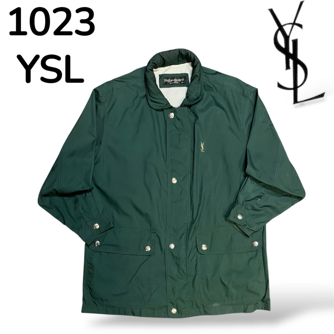 YSL 입생로랑 딥그린 블루종 바람막이 95 상품이미지2