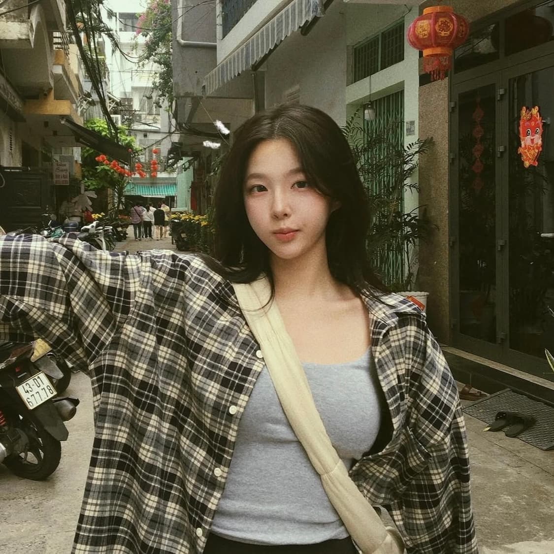 아워캐비넷 heavy check shirts 상품이미지2