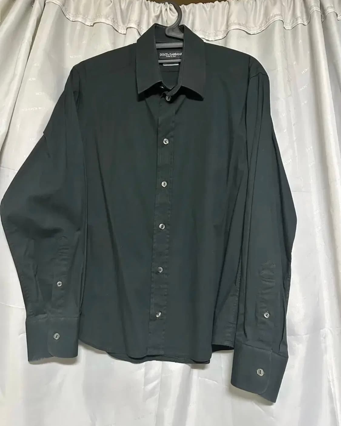 돌체앤가바나 골드라인 셔츠 블랙 상품이미지1