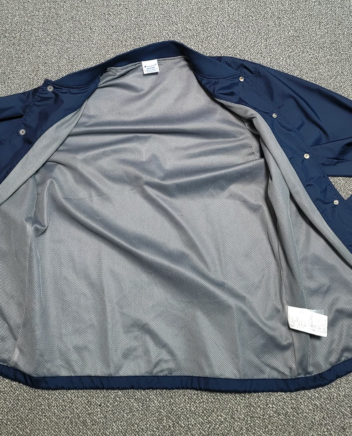 챔피온 네이비 바시티 자켓 M 상품이미지4