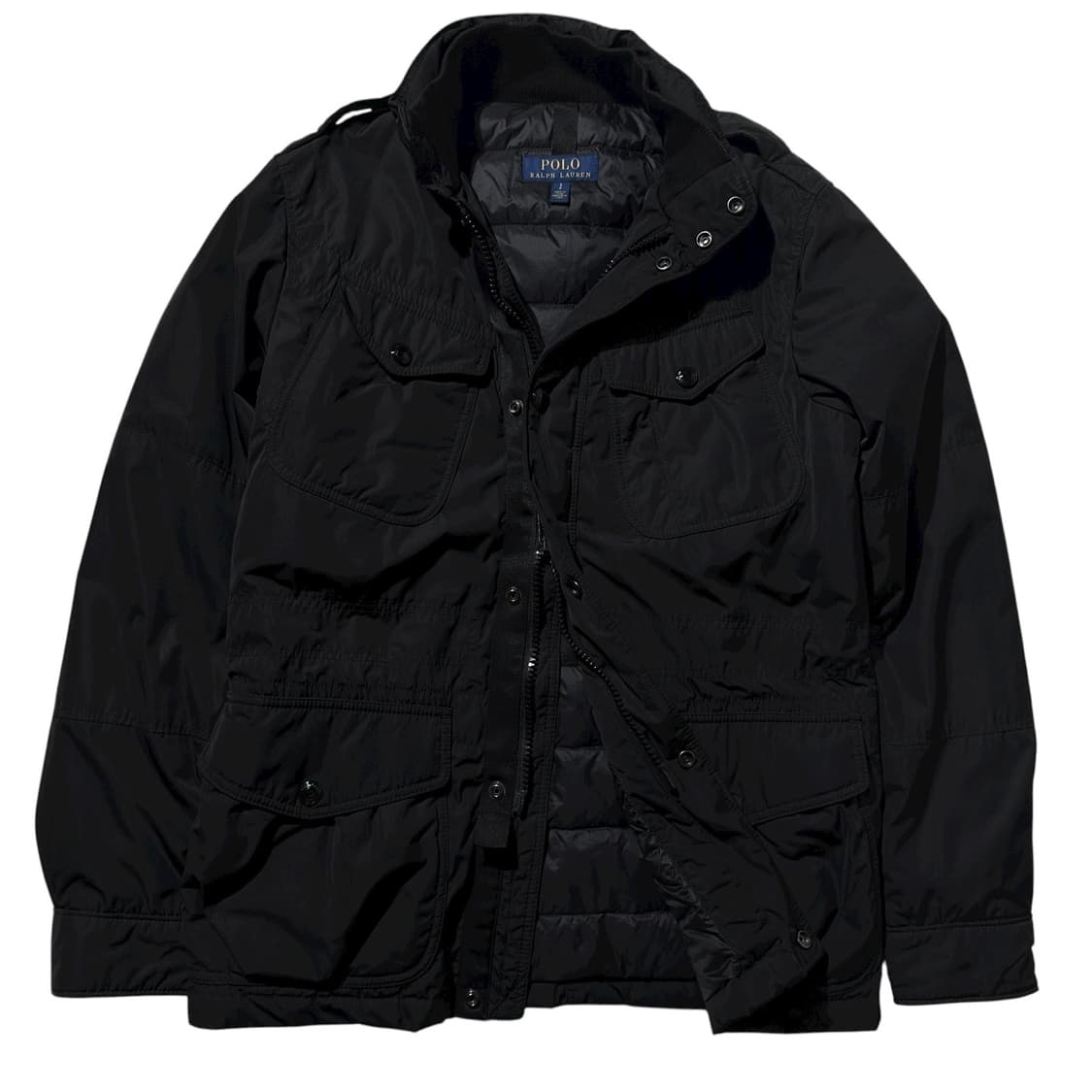 폴로 랄프로렌 덕다운 필드 자켓 블랙 상품이미지1