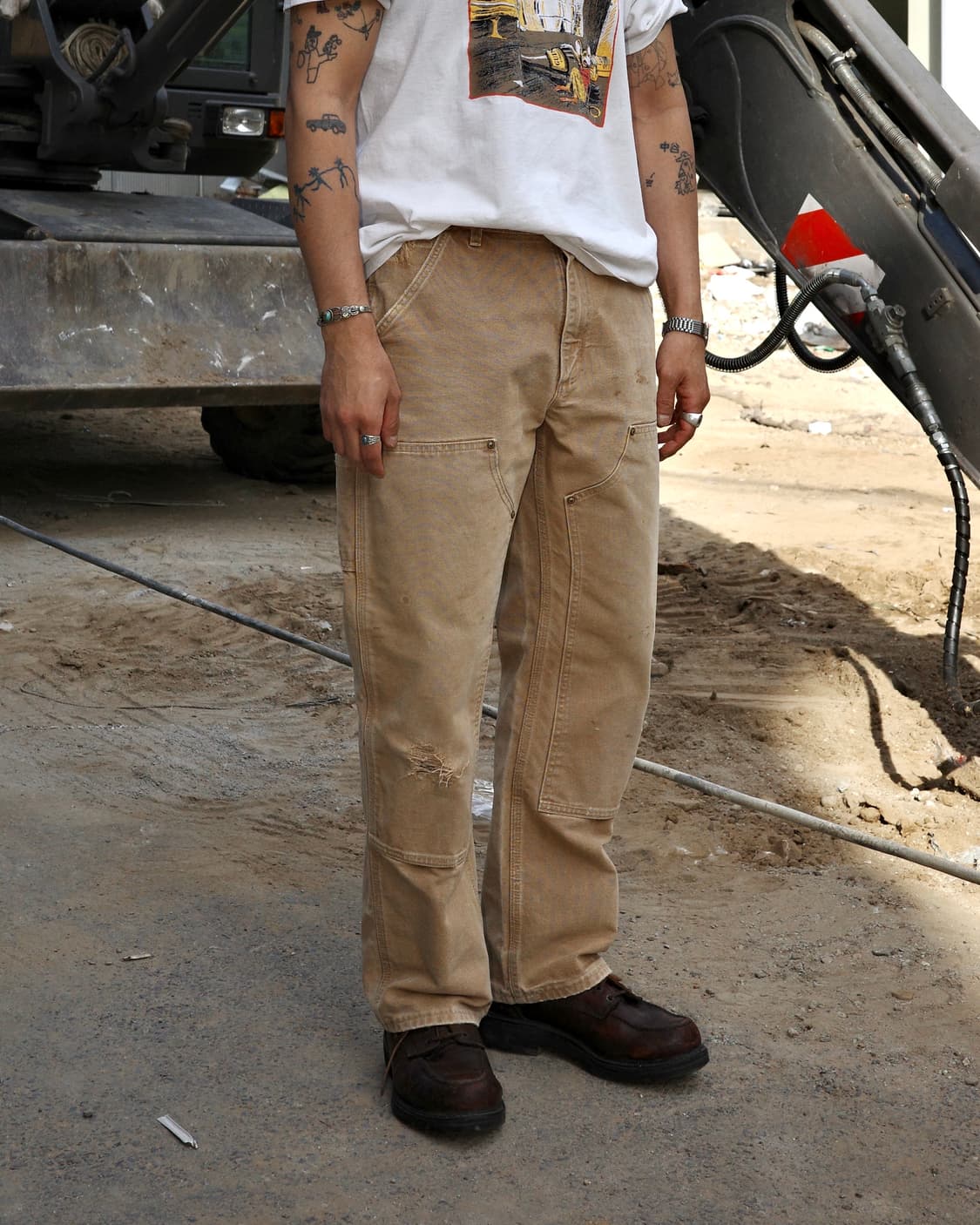 90s Carhartt 더블니 워크 팬츠 상품이미지7