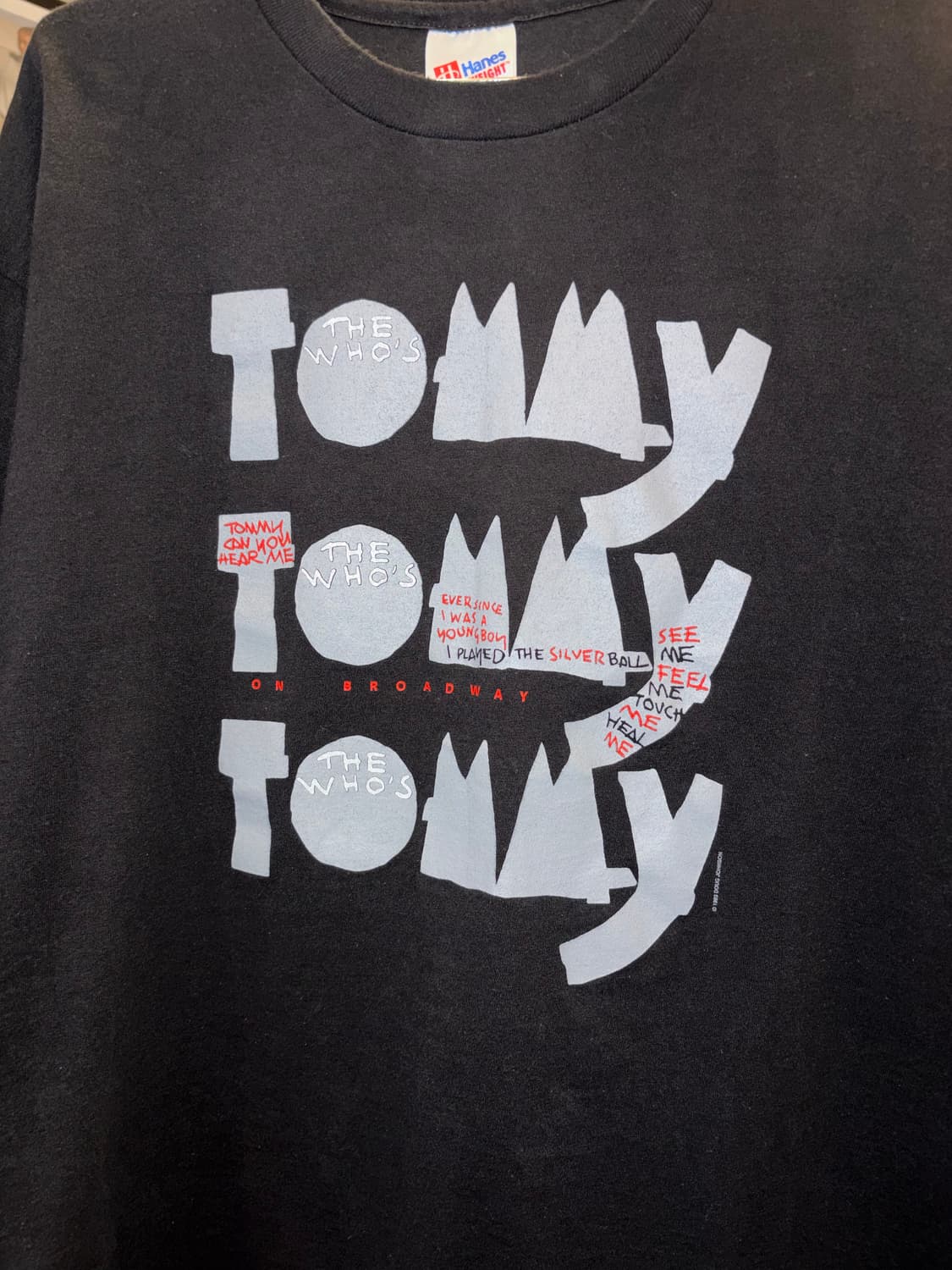 90’s The Who Tommy on broadway T-shirt 상품이미지5