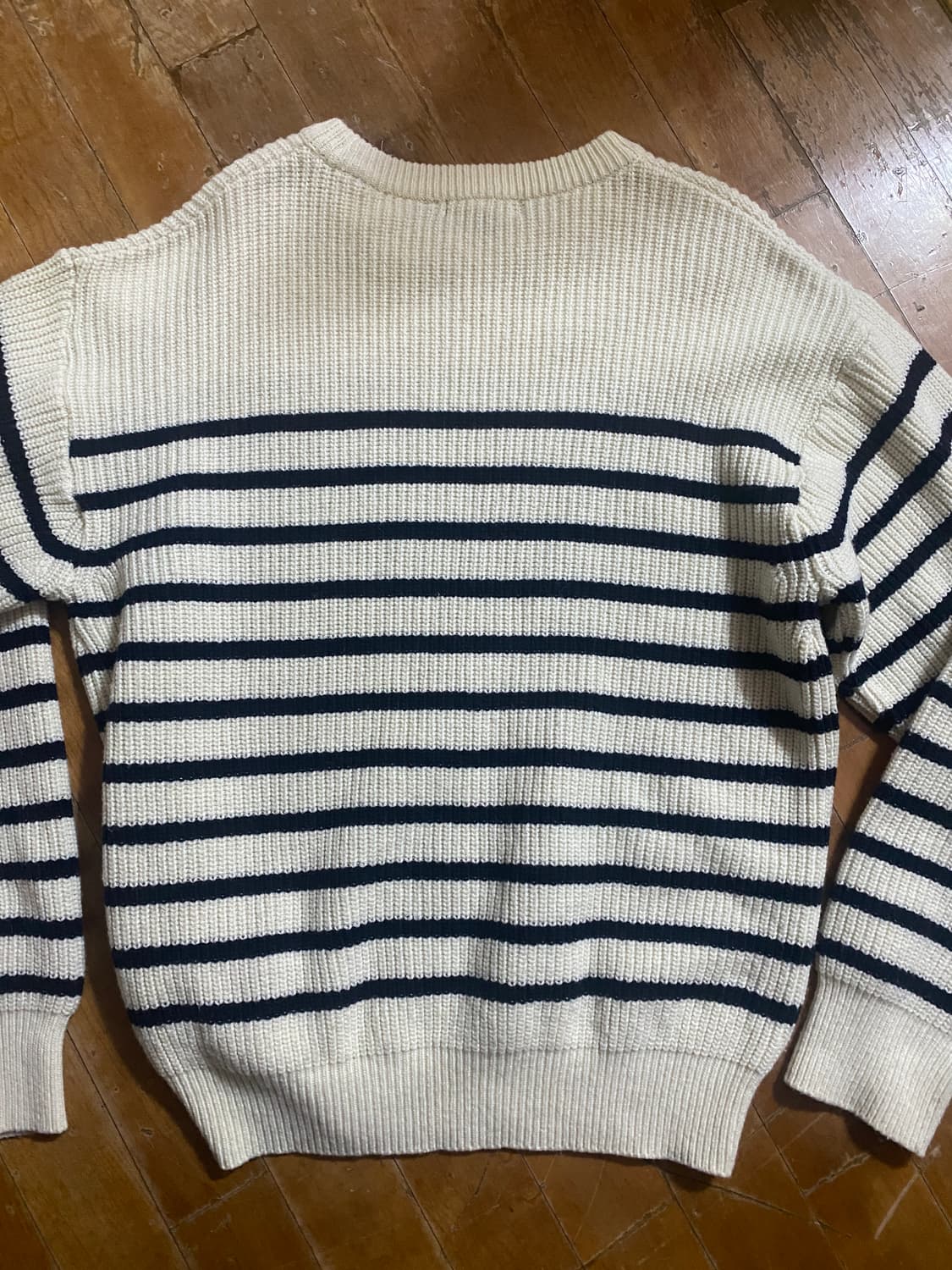 Gola 스트라이프 니트 M 아이보리 (오버핏) 상품이미지6