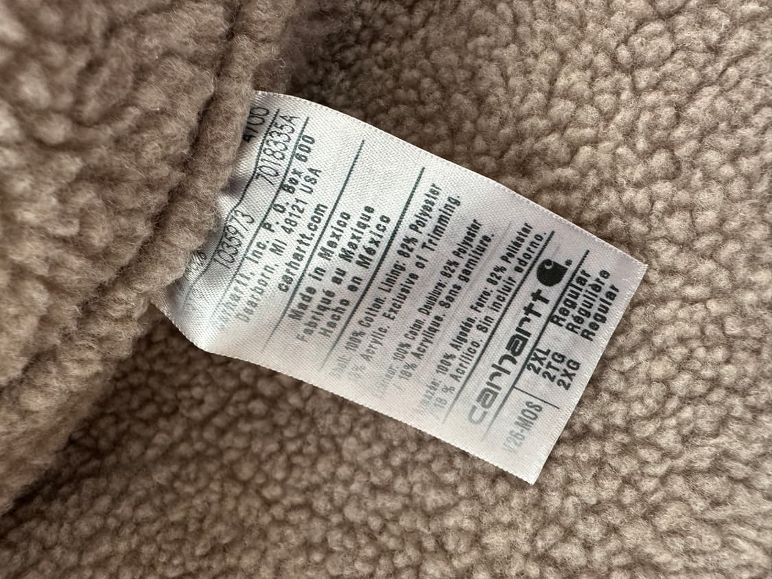 (2XL)칼하트 V26 쉐르파 워크 베스트 모스그린 상품이미지8