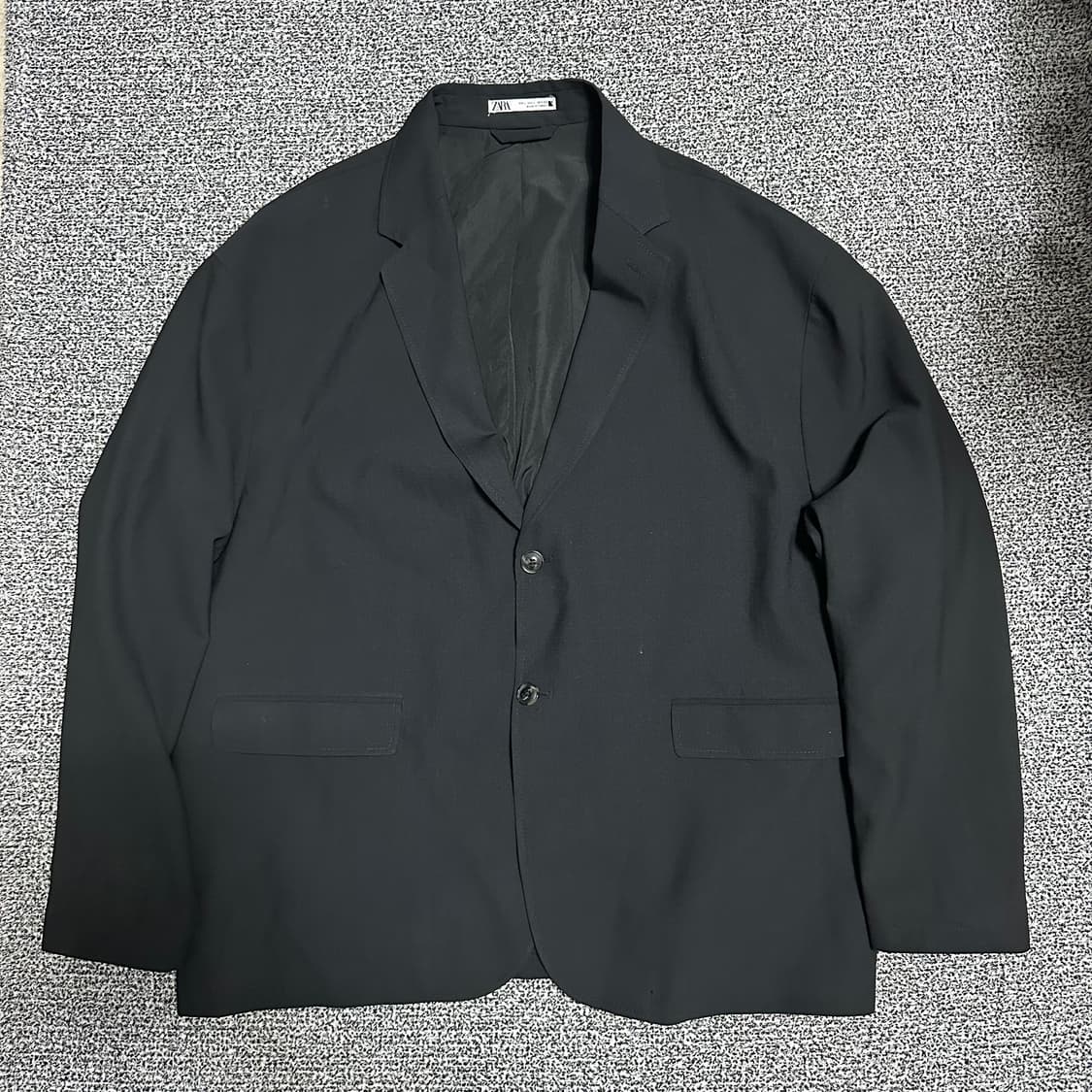 (XL추천) 자라 블랙 오버핏 블레이저 자켓 상품이미지1