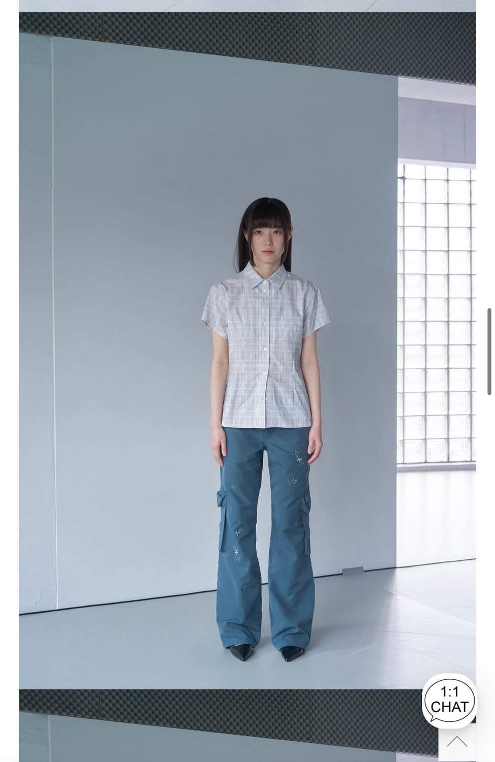 서서 CROSS RAIN EMBROIDERY CARGO PANTS 상품이미지3