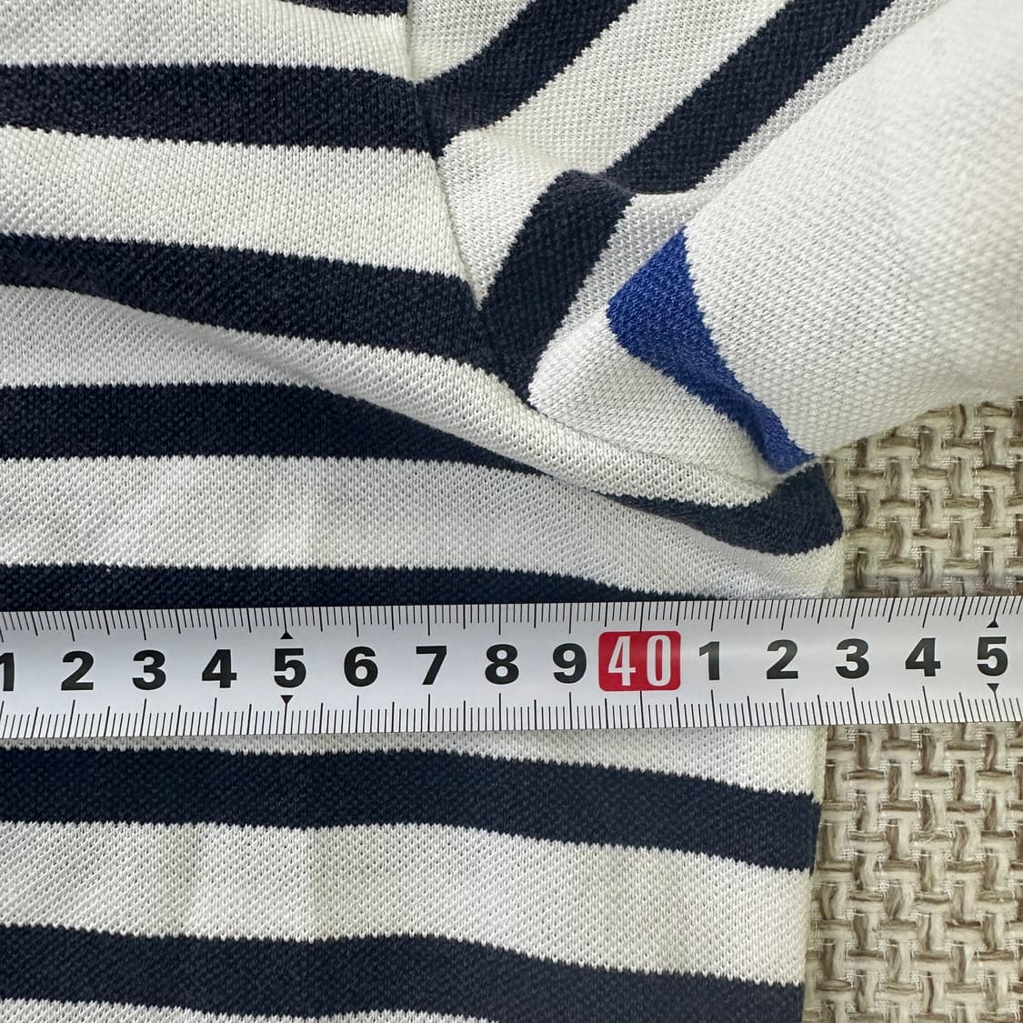 85 빈폴 스트라이프 라운드 반팔티 0413D 상품이미지4