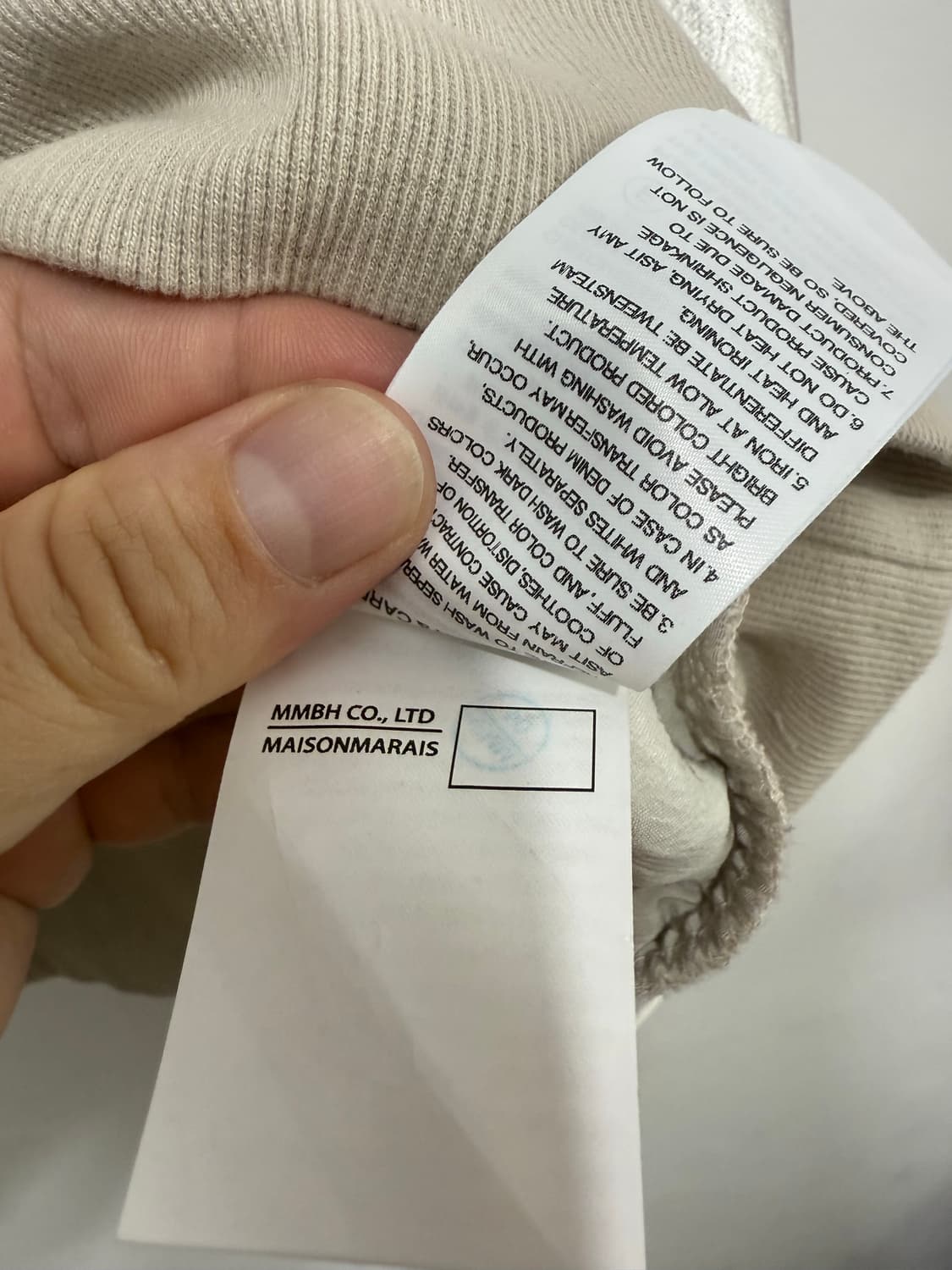 메종마레 에스테틱 반 집업 셔츠 34 S 상품이미지10