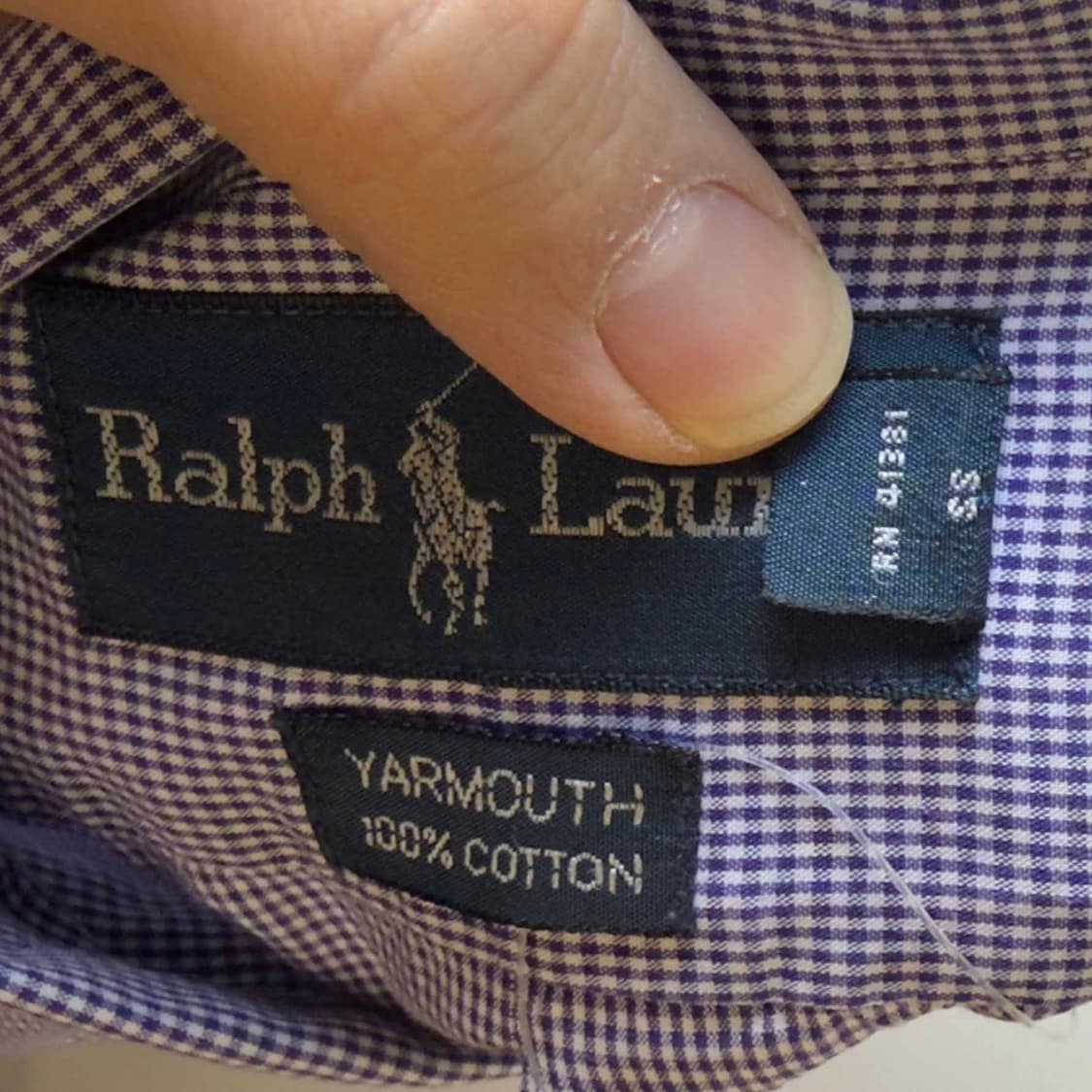 폴로 랄프로렌 야무스 깅엄체크 긴팔 셔츠 상품이미지6