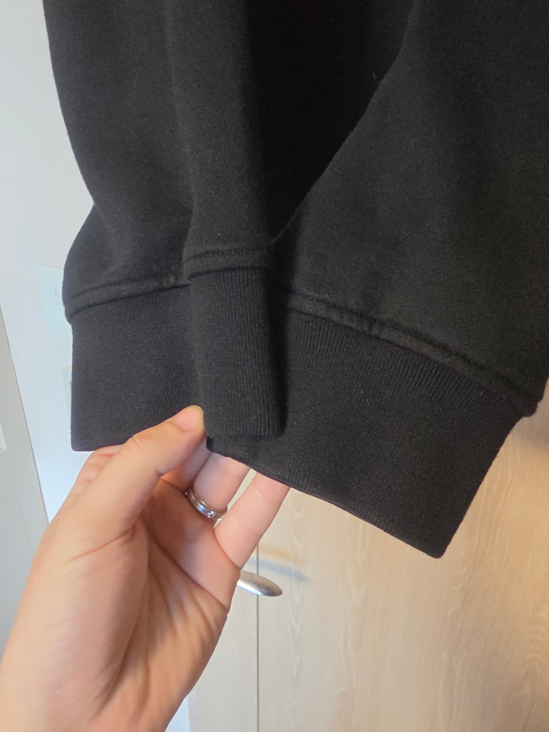 [ 52사이즈 ] 우영미 플라워 백로고 후드티 상품이미지4