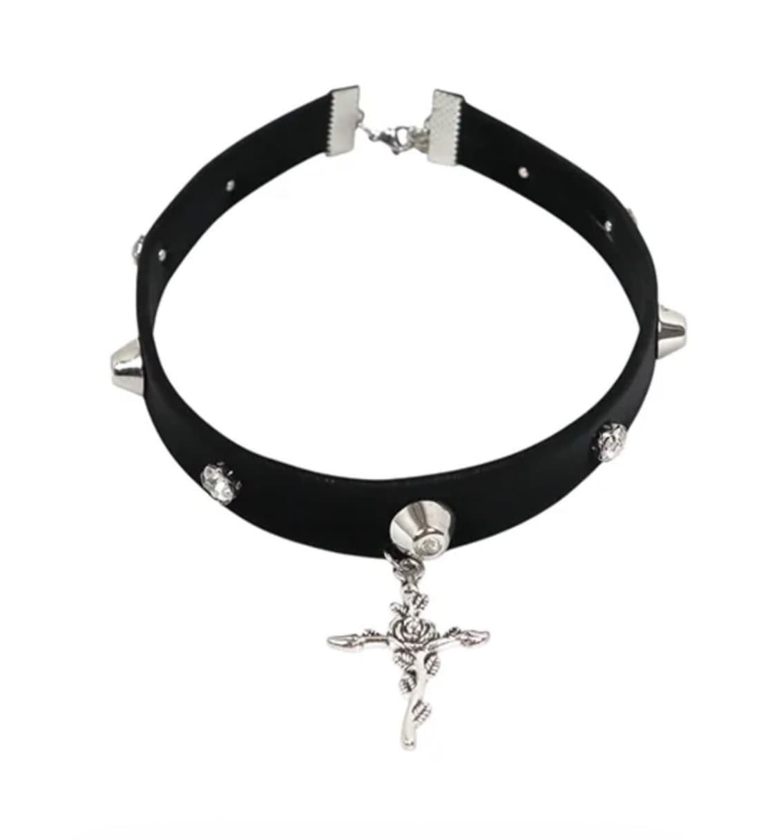 크로스 체인 레이어드 목걸이 상품이미지4