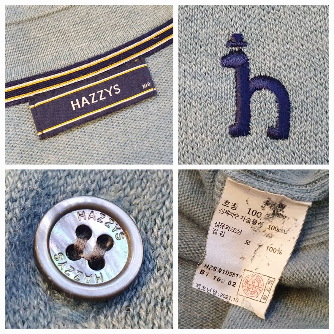 100.헤지스 카라 니트  상품이미지8