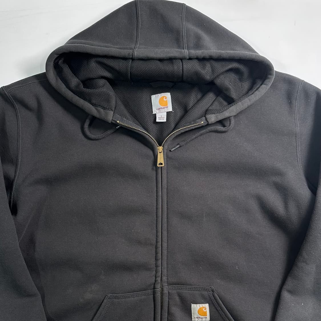 칼하트 블랙 써멀 후드집업   상품이미지2