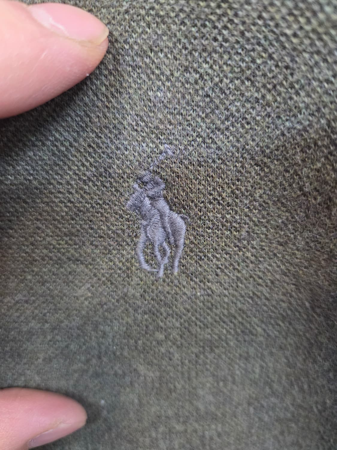 폴로랄프로렌 하프집업 니트 긴팔 sp 카키  상품이미지4