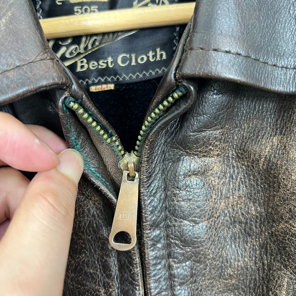1980s Goldwaters cowhide jaket 상품이미지4