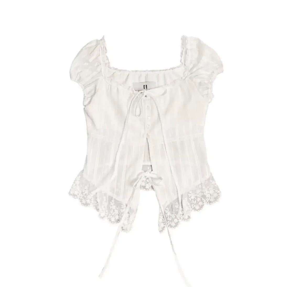 새상품 택O) 뉴얼린 로제 블라우스 S 상품이미지1