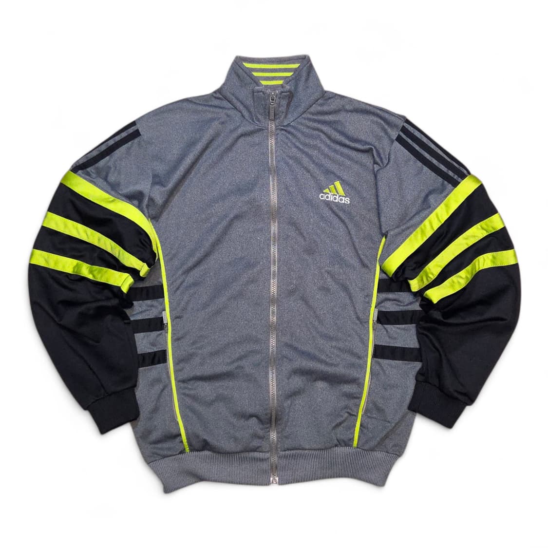 아디다스 올드스쿨 빅로고 트랙탑 져지 네온 (XL) 상품이미지2