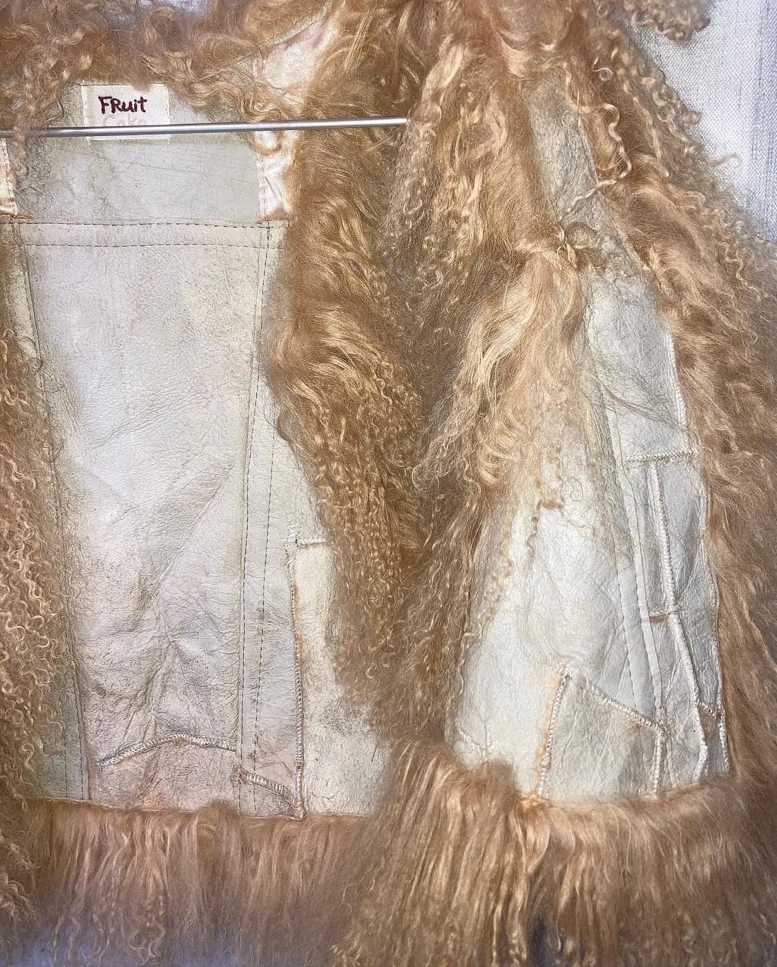 Fruit cake fur vest 상품이미지5