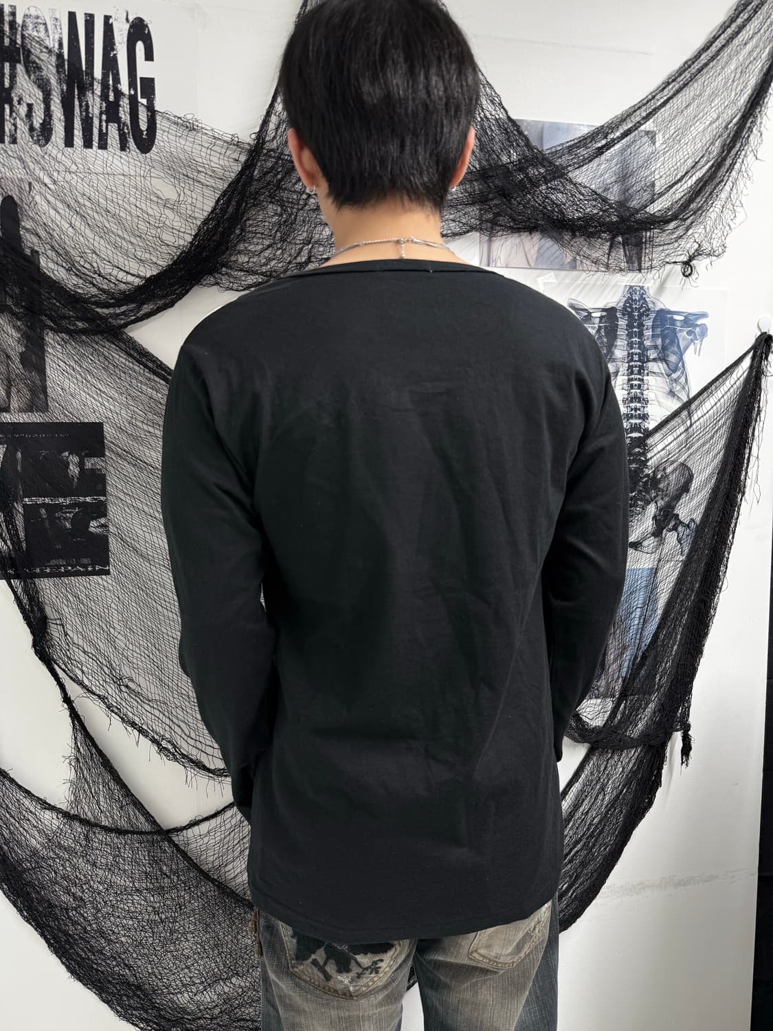 Grunge mood printing longsleeve 상품이미지5